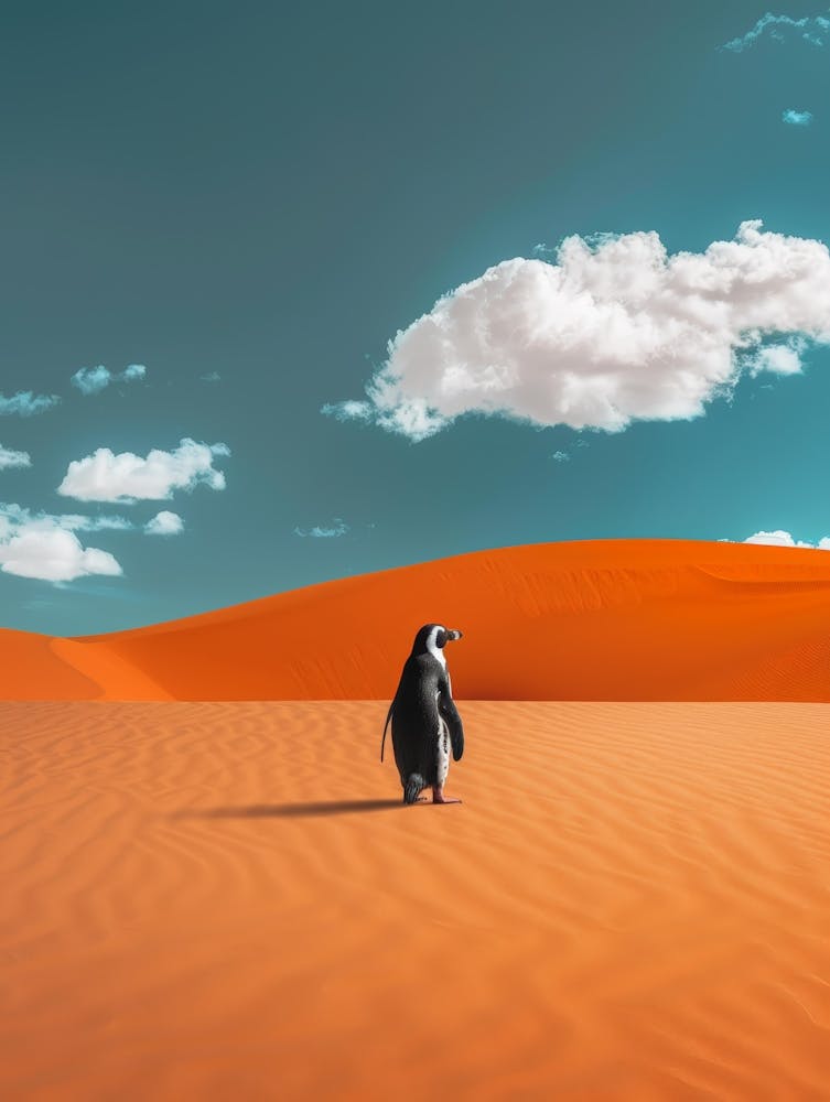 Penguin In The Desert 8