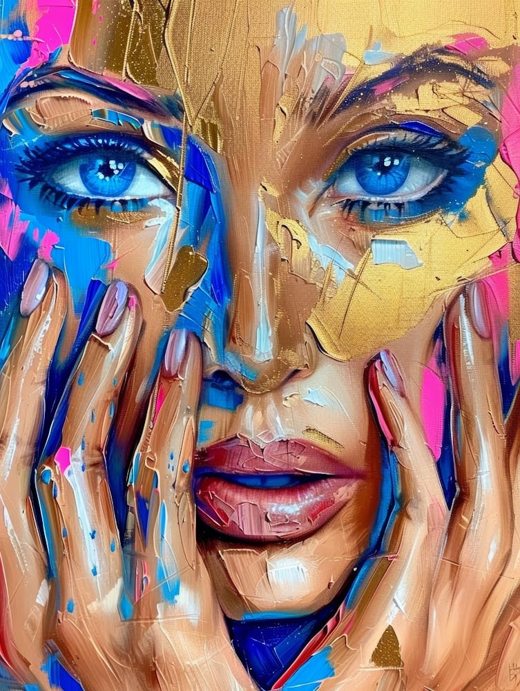 Woman With Blue Eyes 2