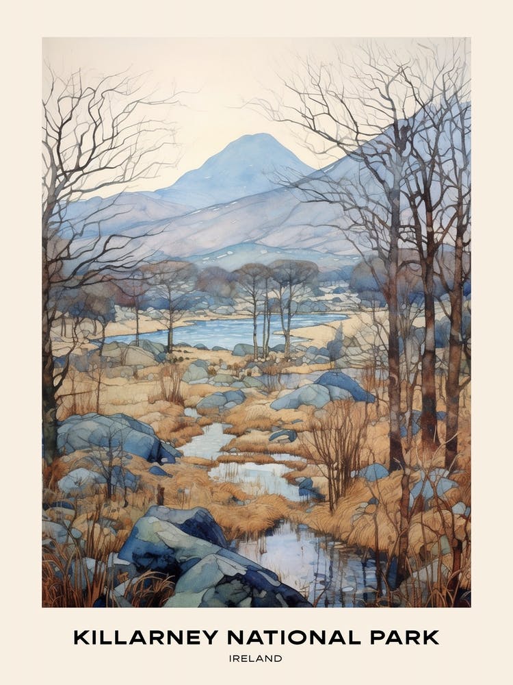Killarney National Park Ireland 3 Poster