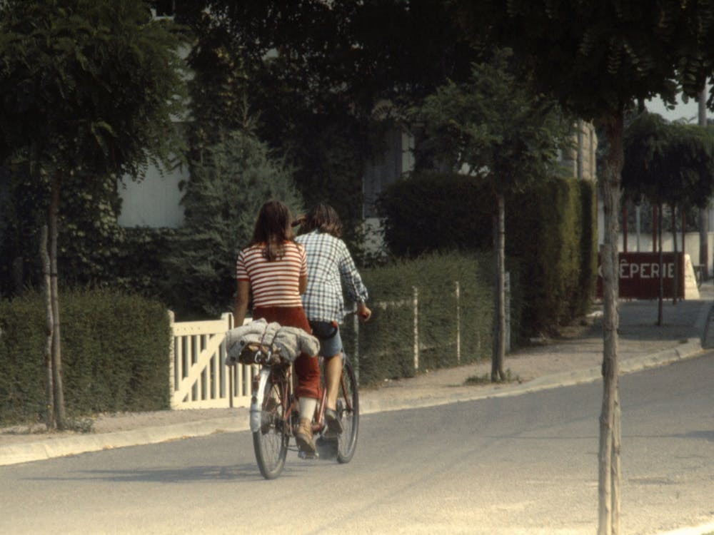 Tandem Ride In Brittany France Green