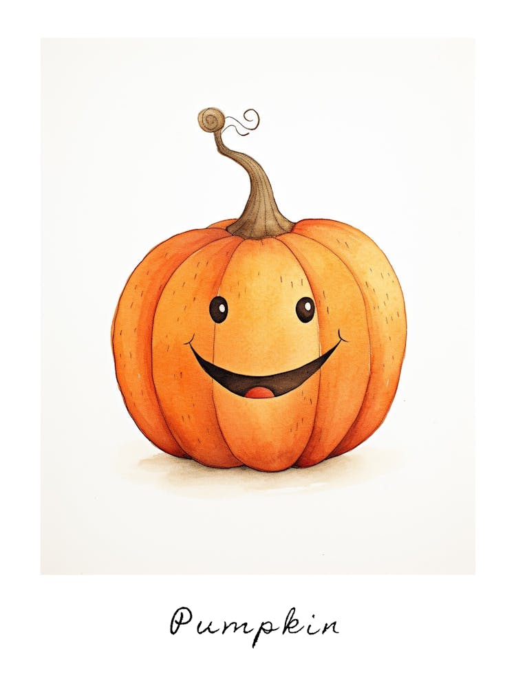 Friendly Kids Pumpkin 2 Poster