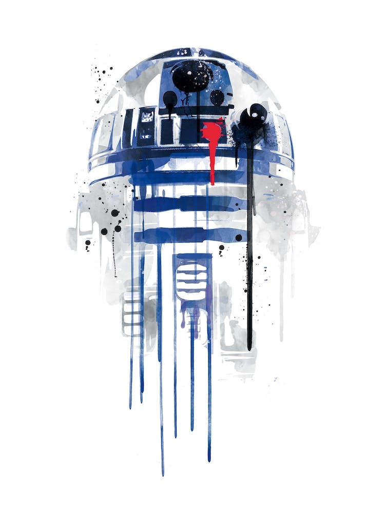 R2d2 Watercolor
