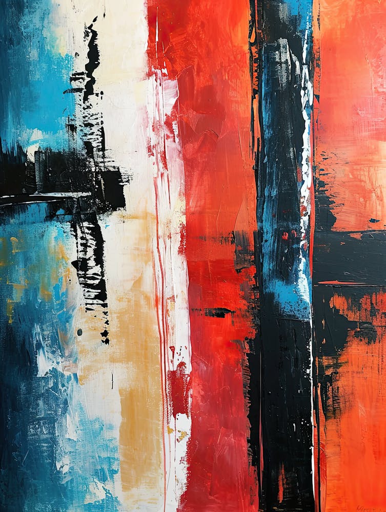 Peinture Abstraite, Style Art Bohème 2