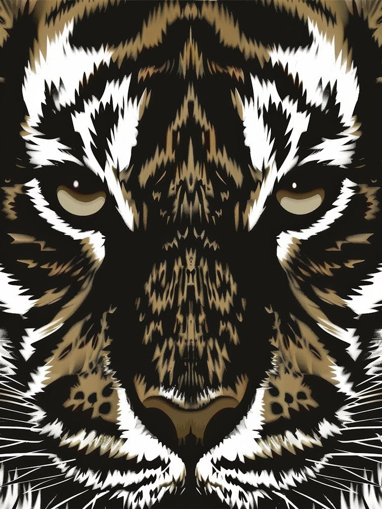 Tiger Face Vector