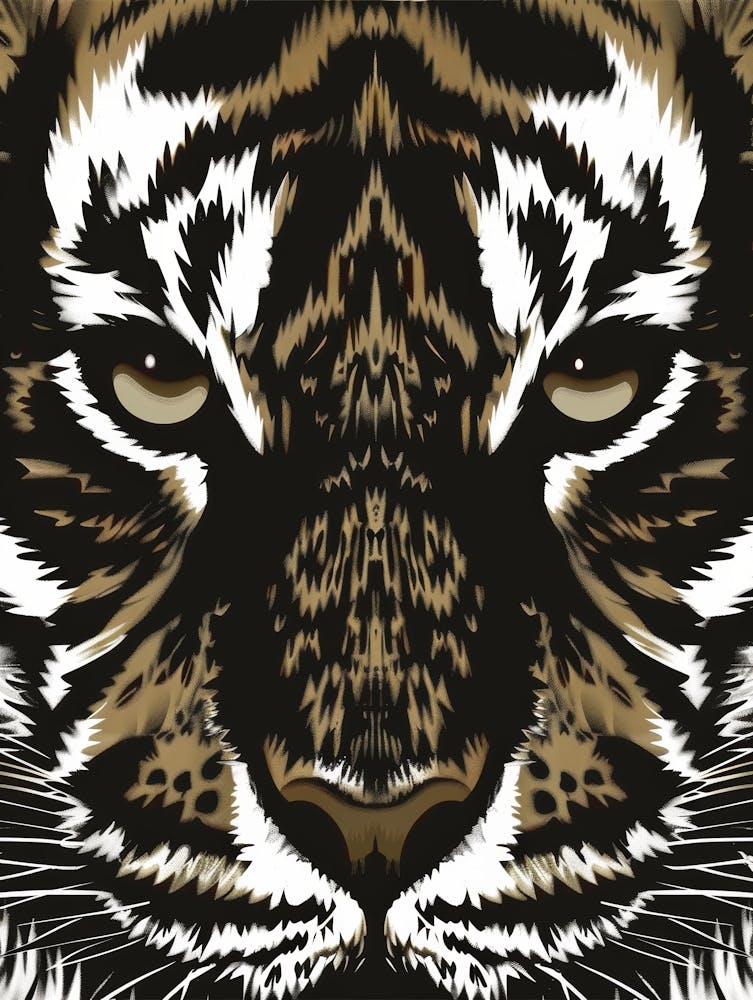 Tiger Face Vector