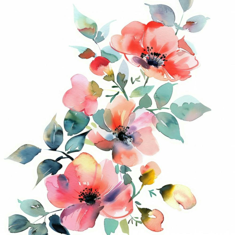 Watercolor Flowers 45