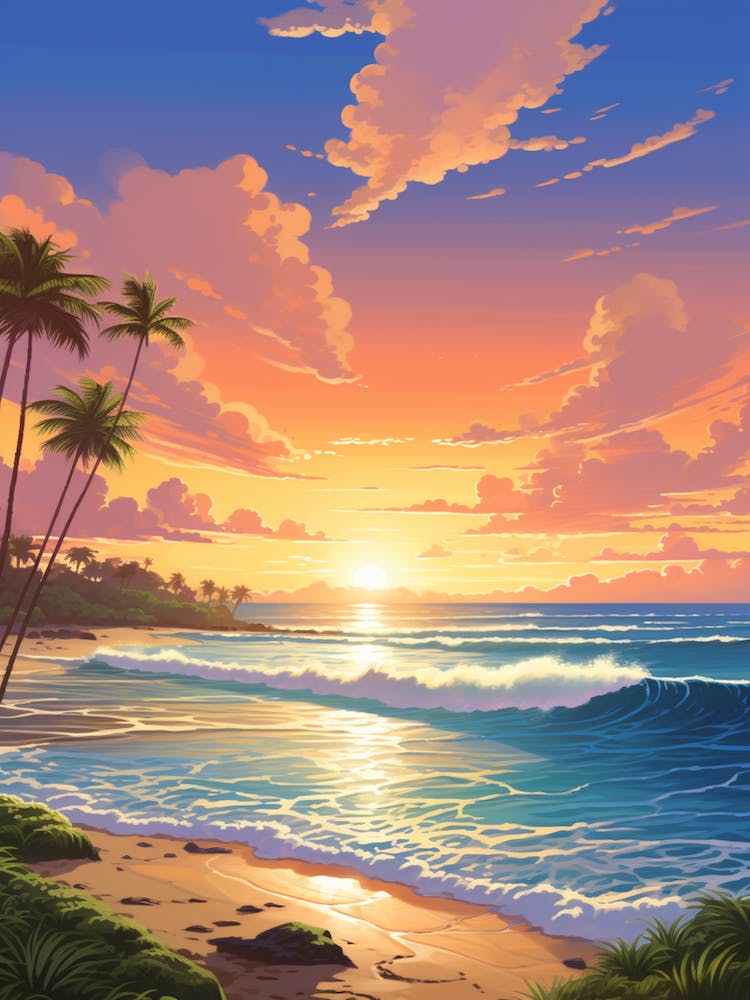 Painting That Depicts Casuarina Beach Australia 2