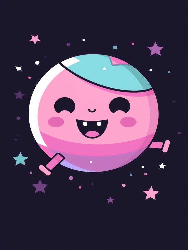 Little Planet Kawaii Illustration 2