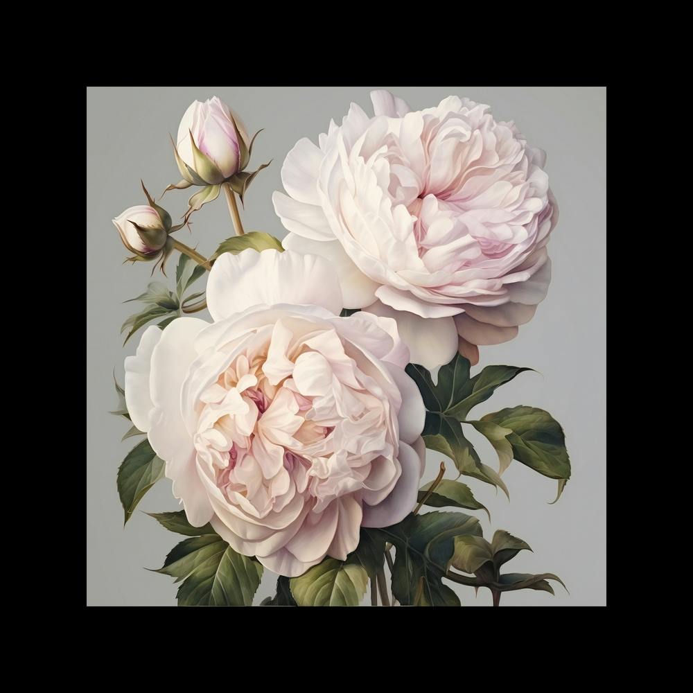 Aidyrose Delicate Botanical Painting Of White Peonies High Reso Fe656954 Cfb5 4c28 Bccf 9e9d2459edea 050445
