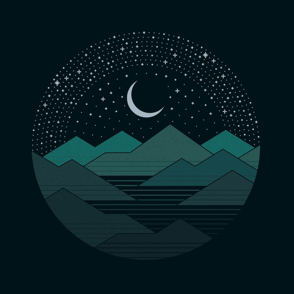 Between The Mountains And The Stars Square