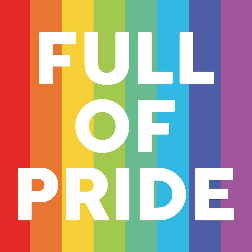 Full of Pride Rainbow LGBT