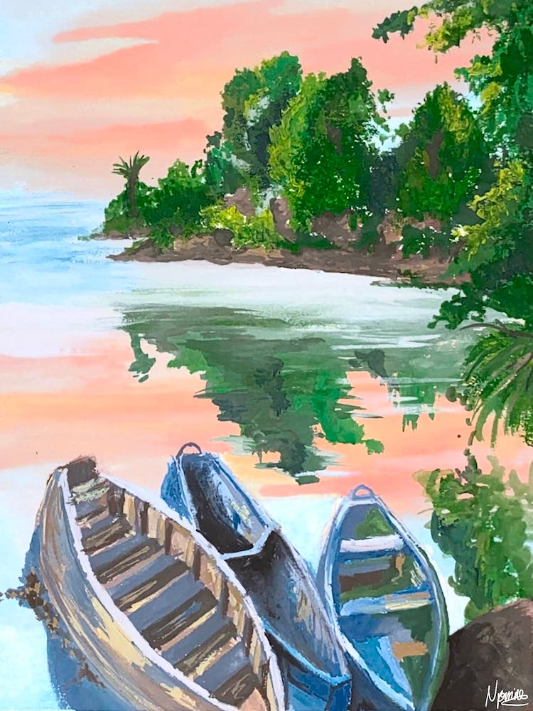 Boats At Sunset