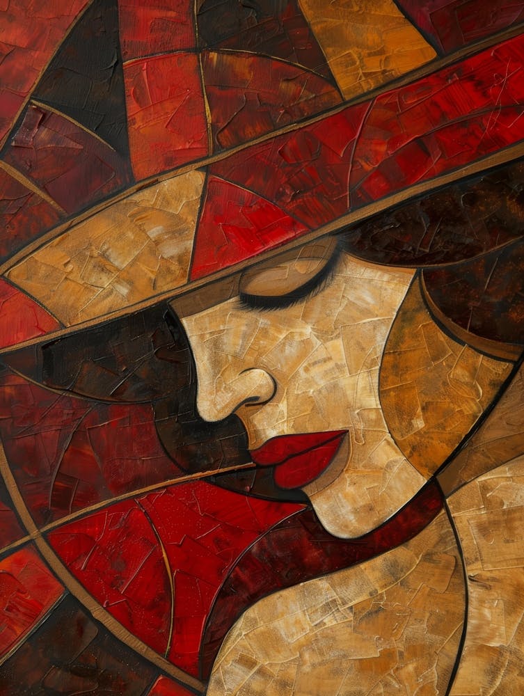 Woman In A Red Hat 2