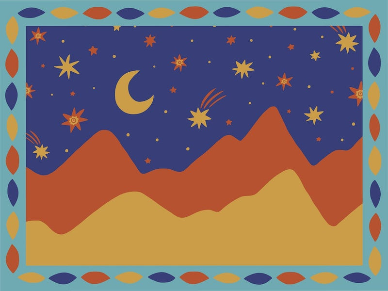 Moon Mountain Landscape
