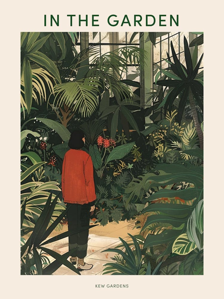 In The Garden Poster Kew Gardens England 4