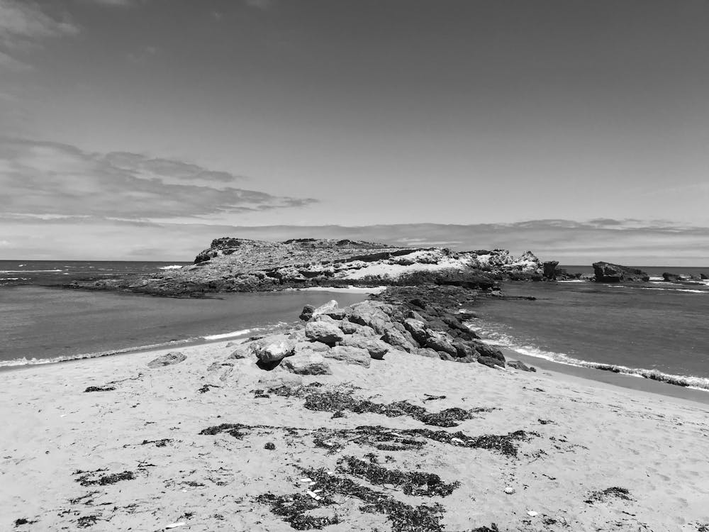 Black And White Beach