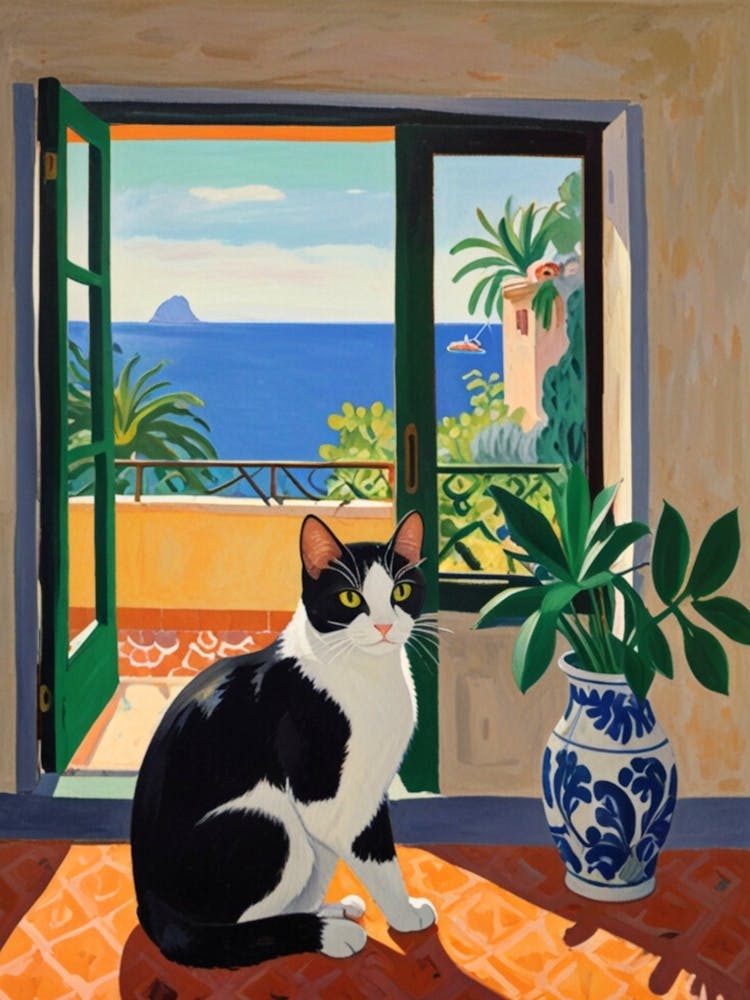 Cat On The Balcony 4