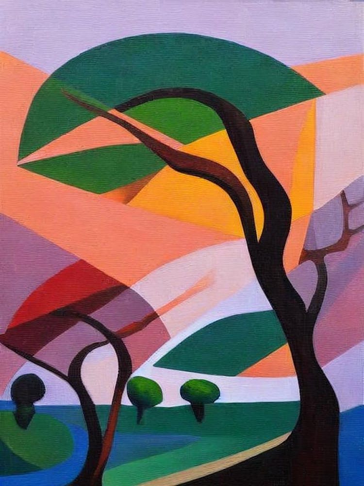 Ebony Tree Cubist