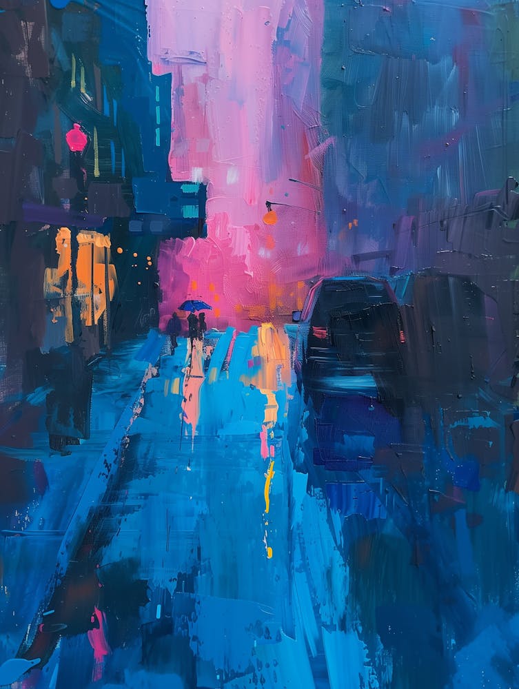 Rainy Night In New York City