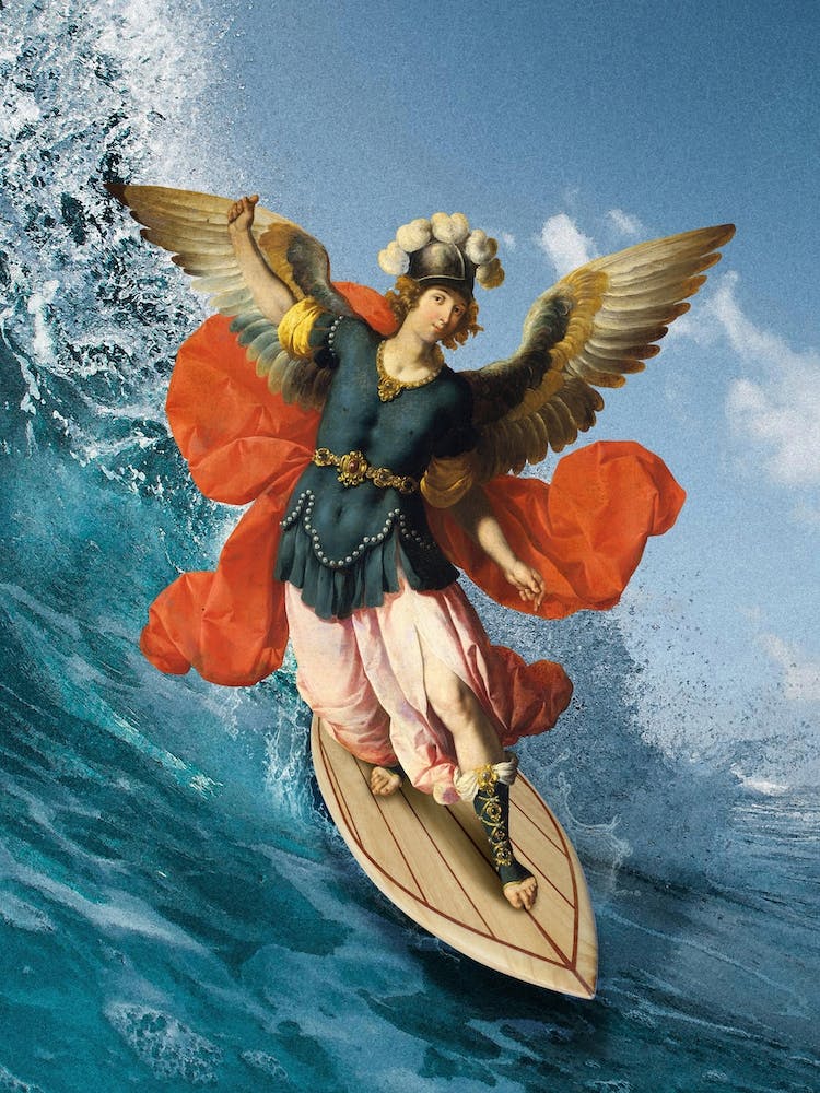 The Winged Surfer