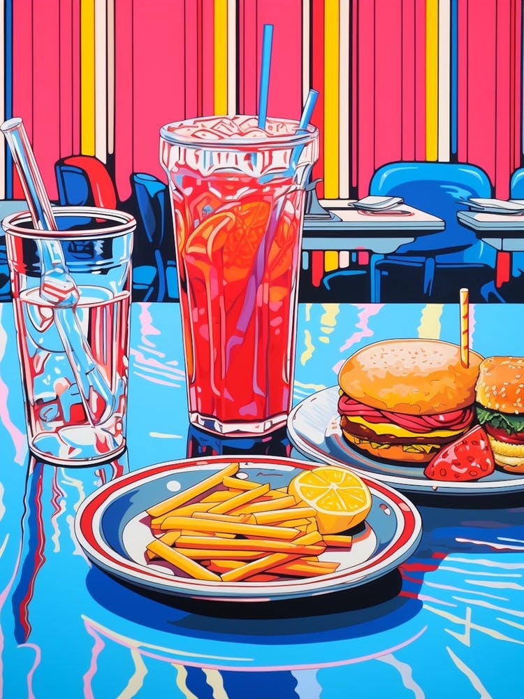 Pop Art American Diner 2