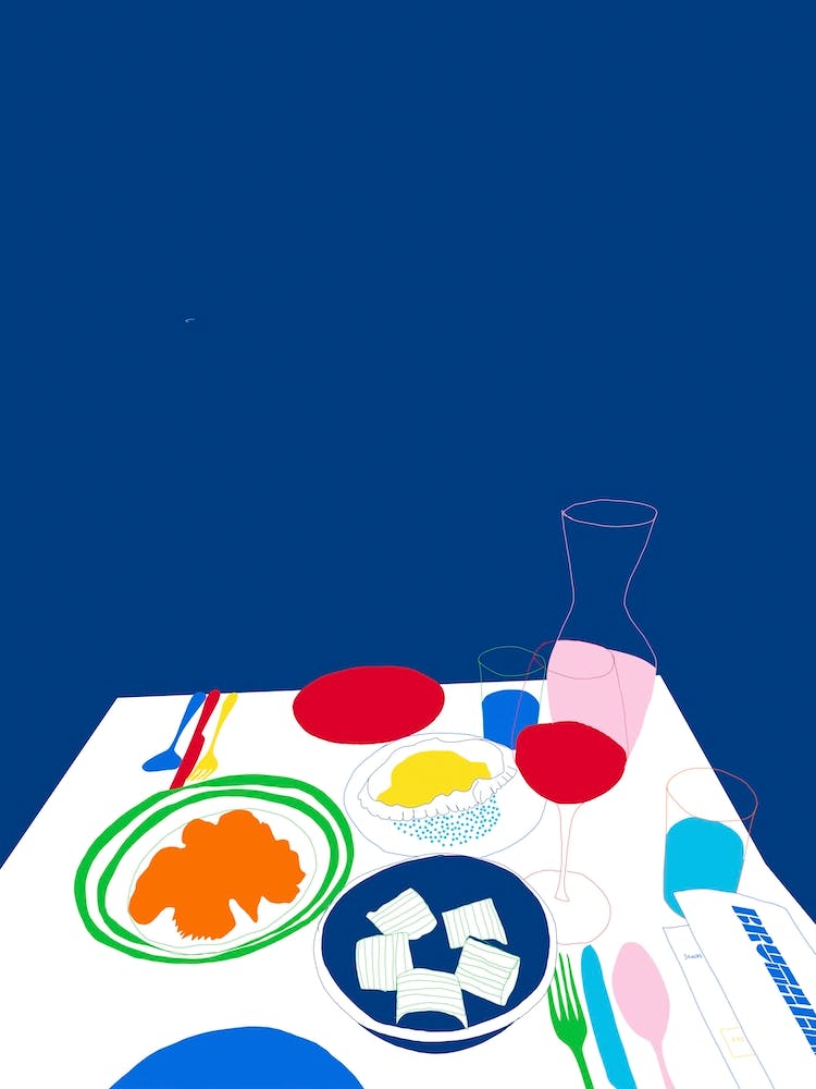 Dinner Date At A Fancy Restaurant