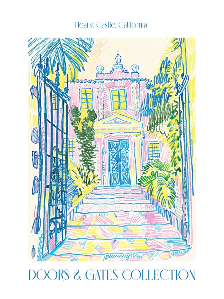 Doors And Gates Collection Hearst Castle, California 1