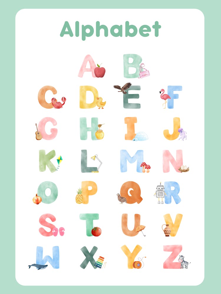 Affiche Alphabet