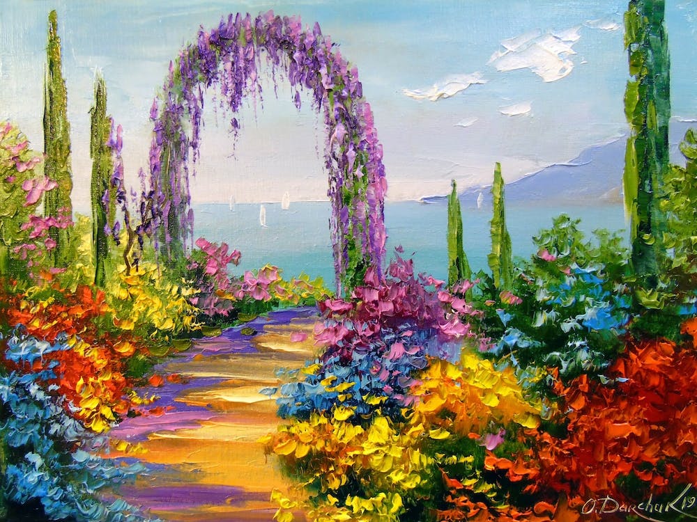 Blooming arch