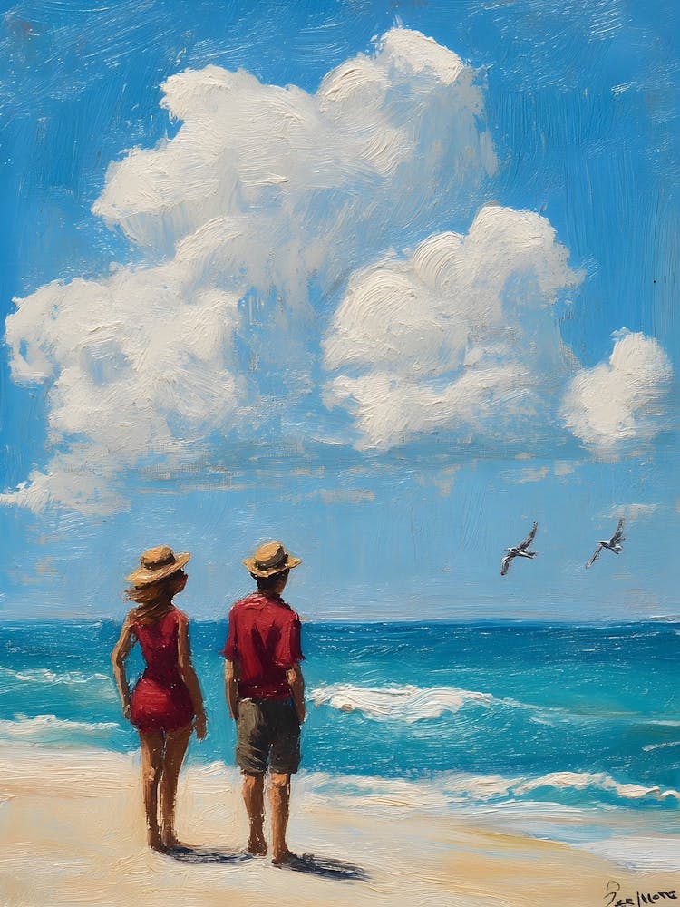 Couple On The Beach