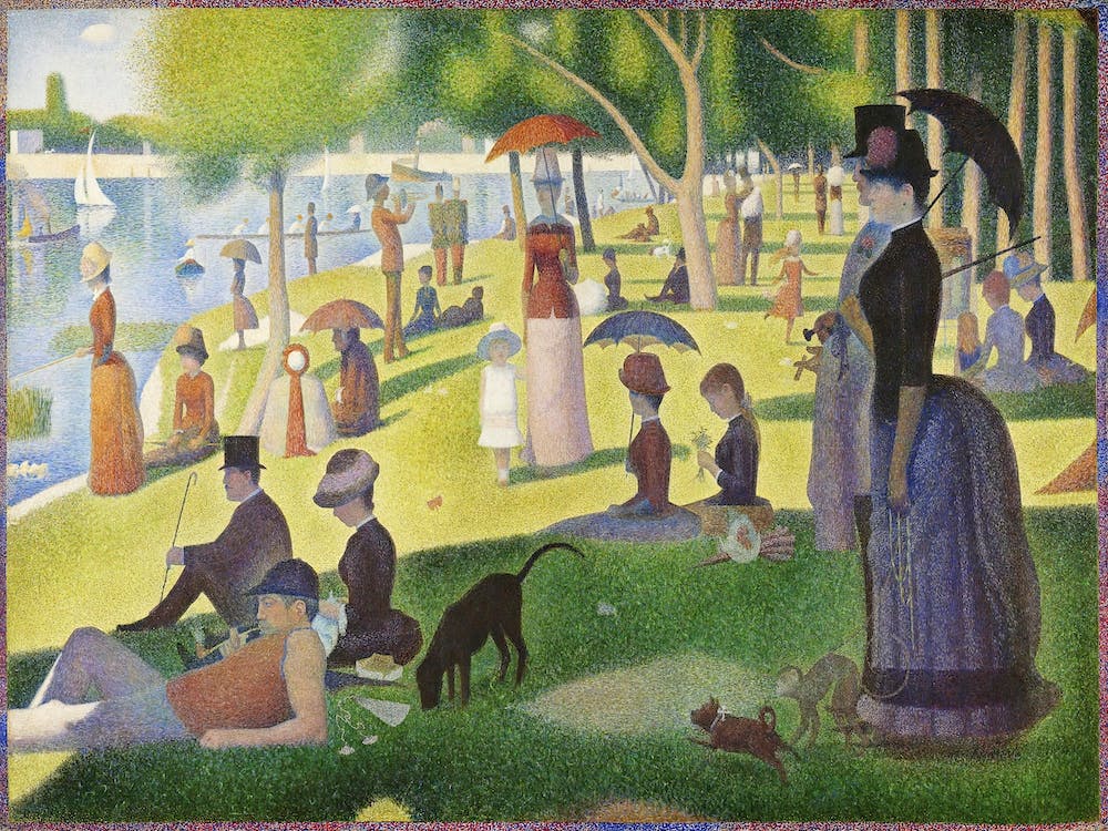 Georges Seurat S The Outer Harbor (1888), Georges Seurat