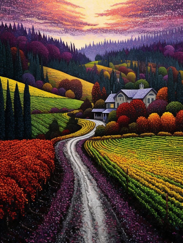 Woodinville Wine Country Fauvism 12