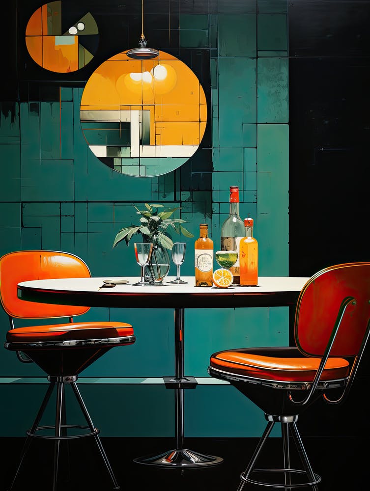 Table And Chairs, Bar