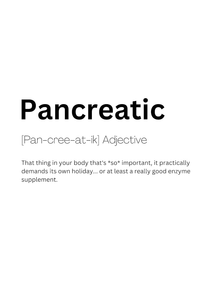 Pancreatic Definition Meaning