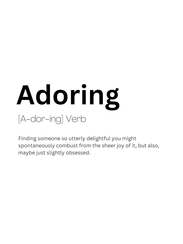 Adoring Definition Meaning 1