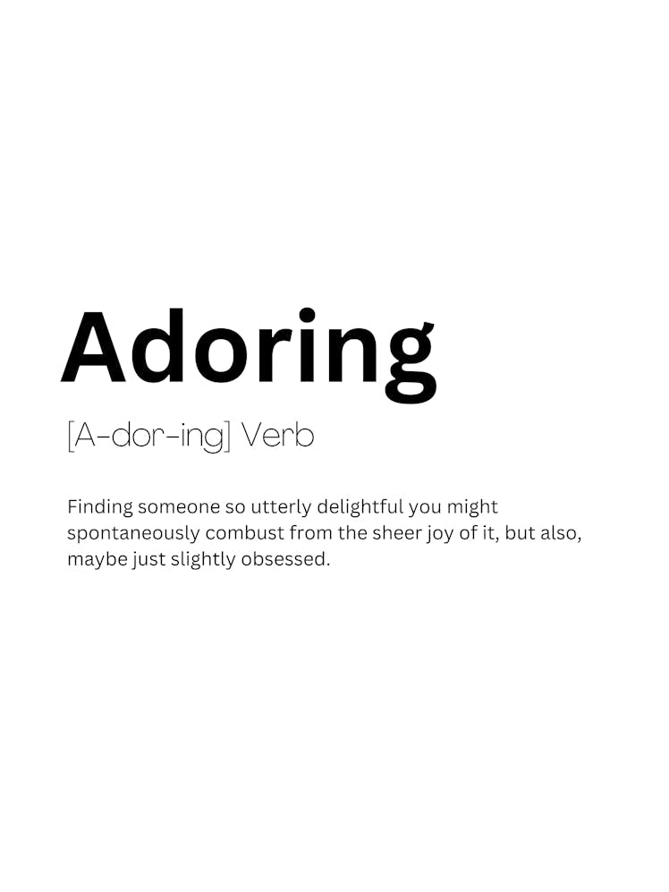Adoring Definition Meaning 1