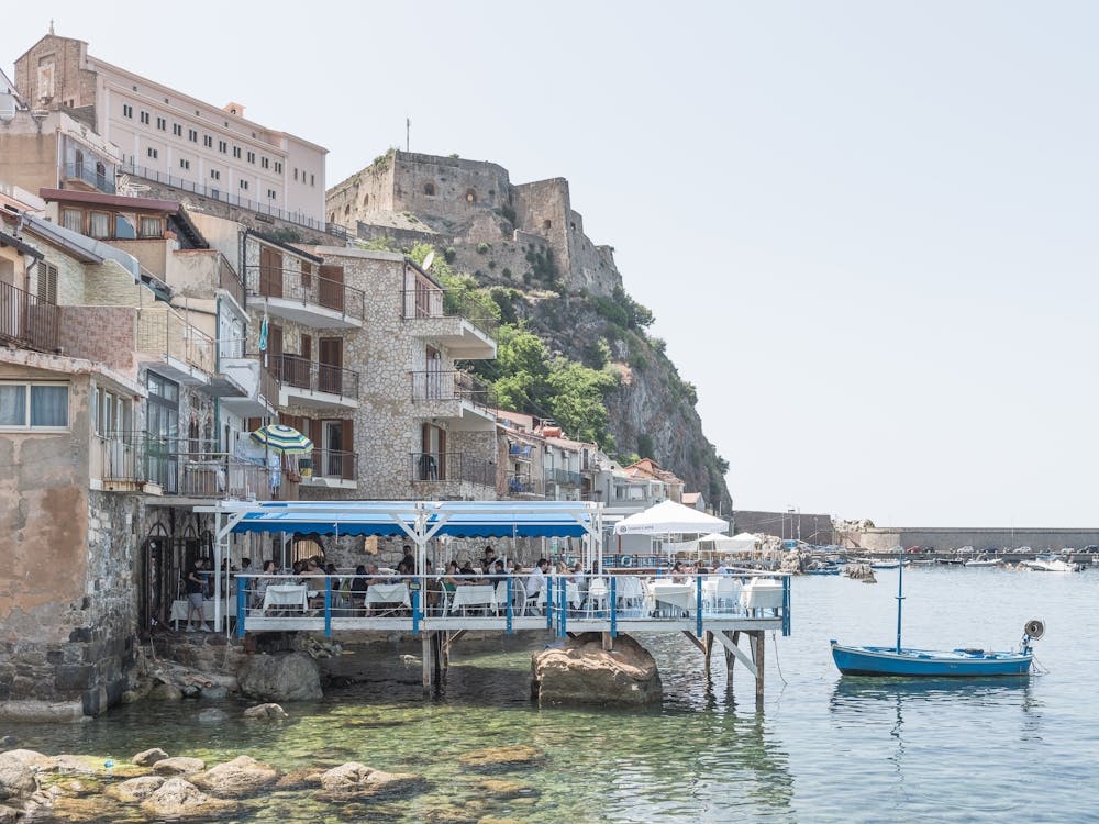 Summer Holiday In A Nice Village In Calabria In Italy