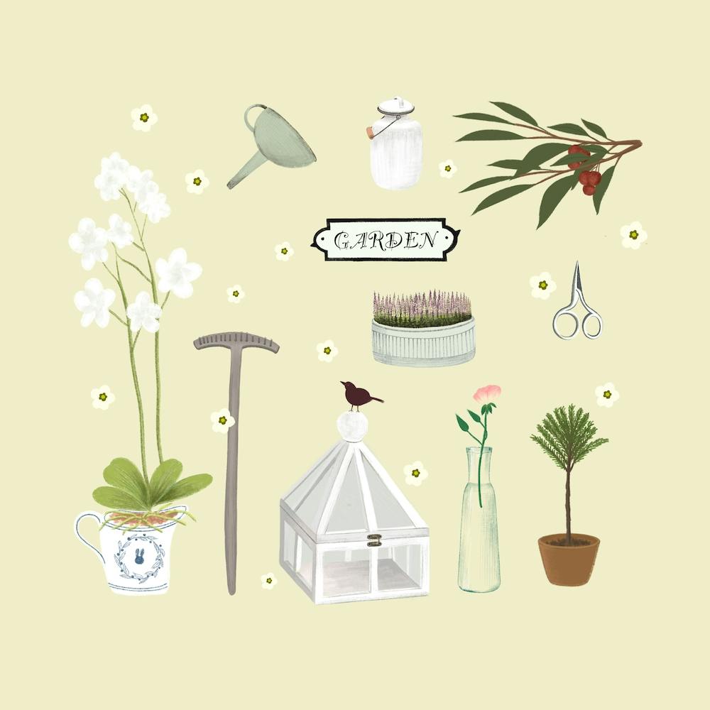 Garden Wall Decor Square