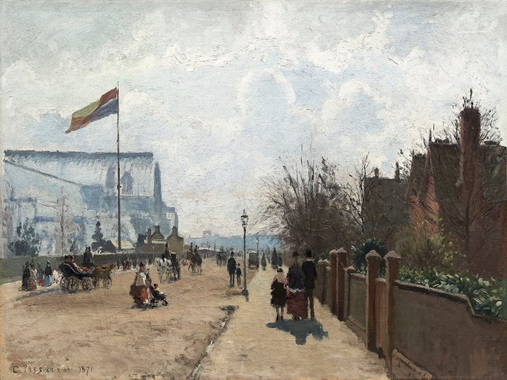 The Crystal Palace (1871), Camille Pissarro