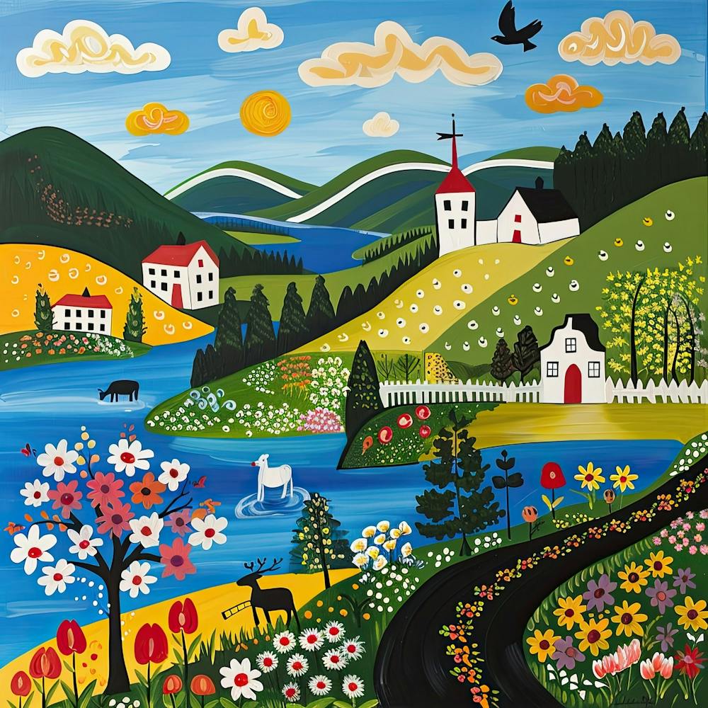 Illustration De Voyage Pour Enfants Norvège 2