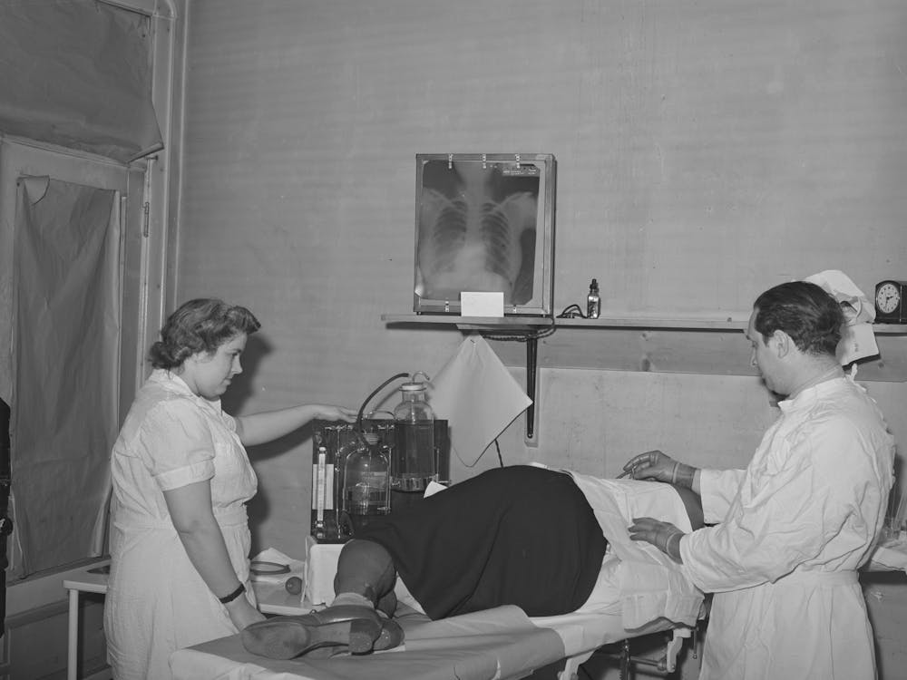 Untitled Photo, Possibly Related To Pneumo Thorax Treatment In Municipal Tuberculosis Sanitarium