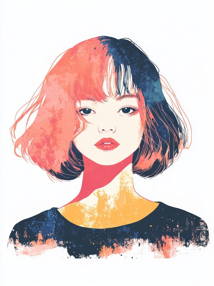 Girl With Pink Hair 8