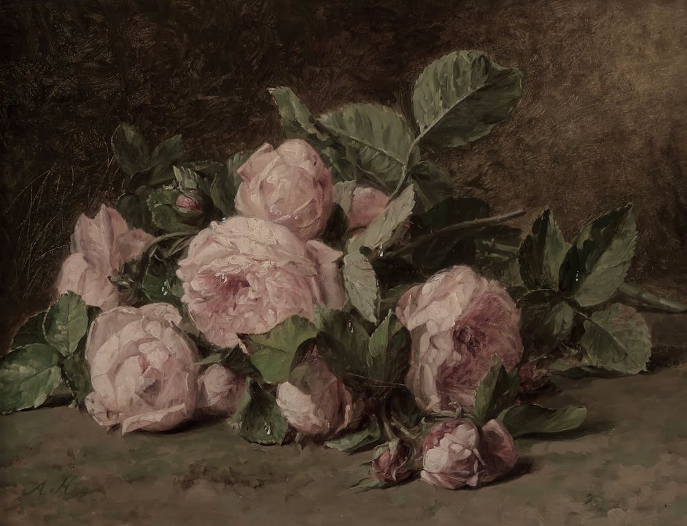 Roses In A Vase 4