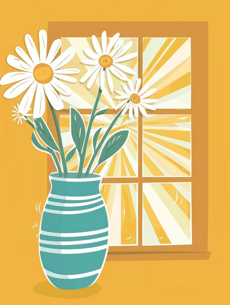 Daisies In A Vase 3