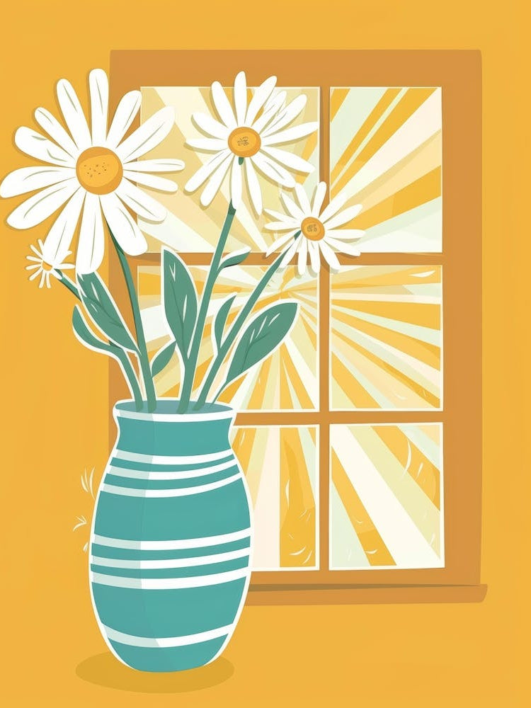 Daisies In A Vase 3