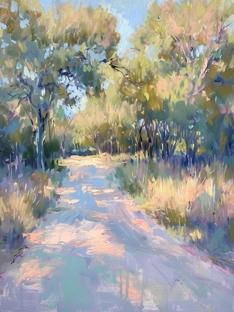 The Domain Austin Texas Oil Painting 3