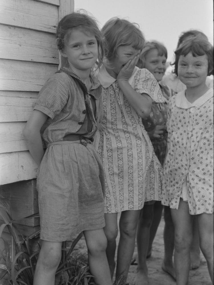 Daughter Of Farmers Near La Forge Project, Missouri, Southeast Missouri Farms School By Russell Lee