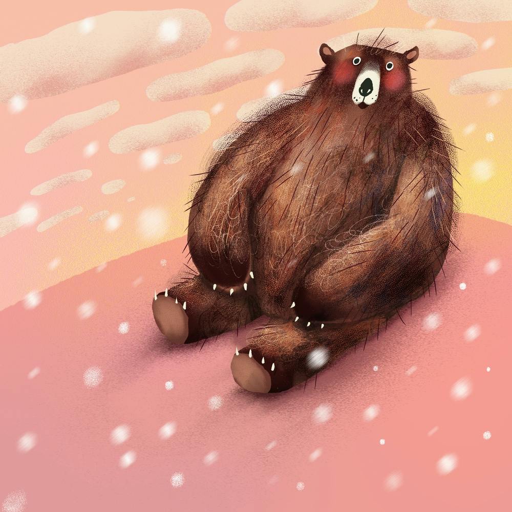 Bear in the spring