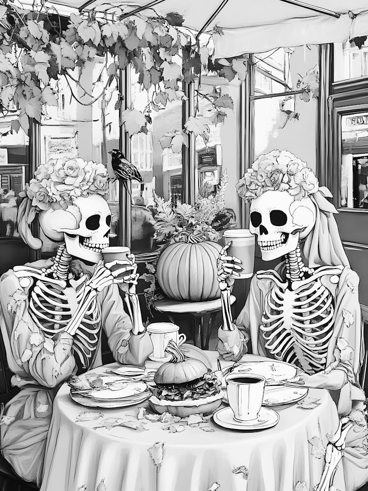 Skeleton Couple