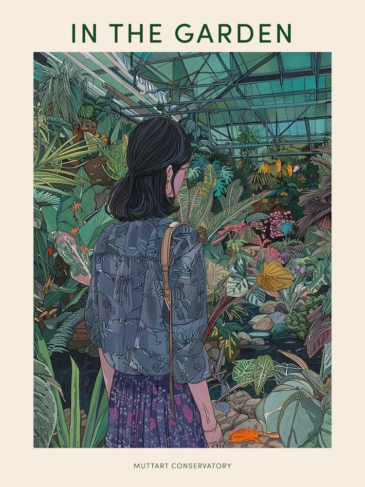 In The Garden Poster Muttart Conservatory Canada 1